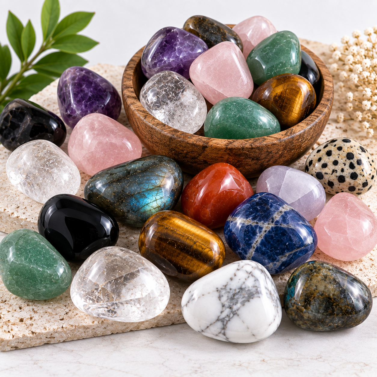 Tumbled stones
