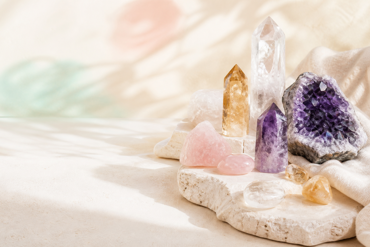 Natural crystals and stone craft