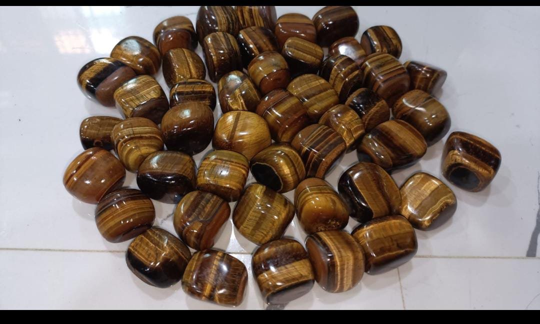 Natural Tiger Eye Tumbled Stone – Polished Gemstone