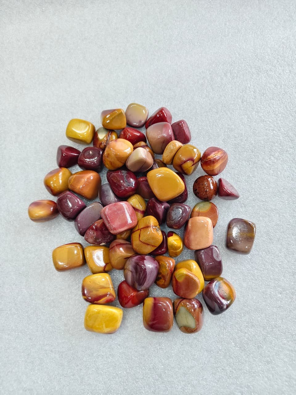 Natural Mookaite Jasper Tumbled Stones