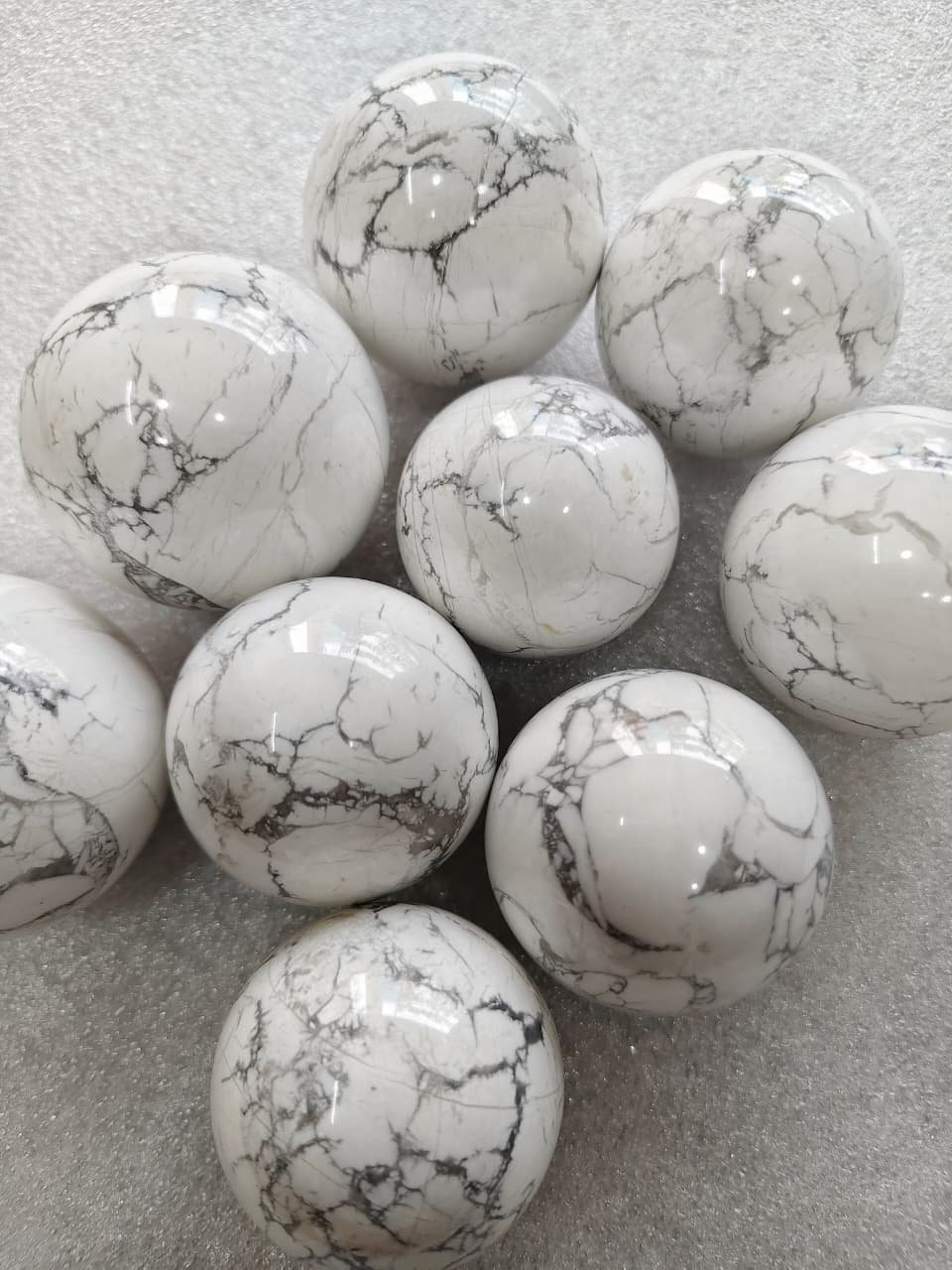Natural Howlite Sphere